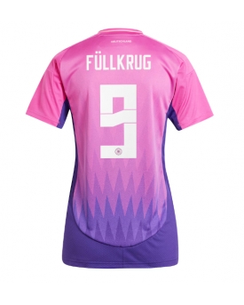 Germania Niclas Fullkrug #9 Maglia Gara Trasferta Repliche Europei 2024 Donna